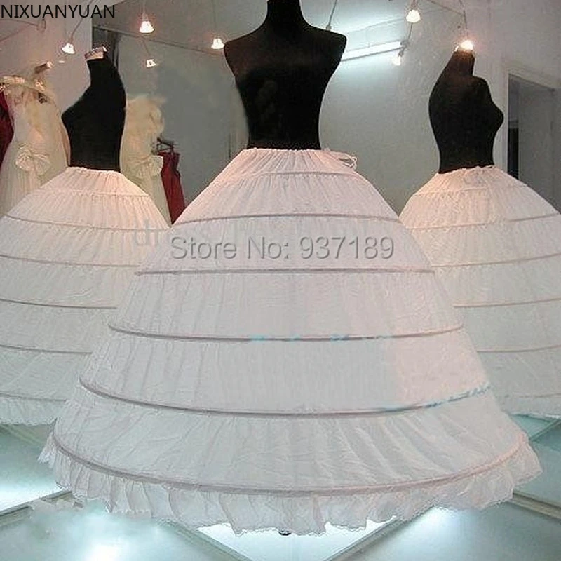 2021 6 обручей Нижняя юбка для бального платья свадебное платье нижнее белье