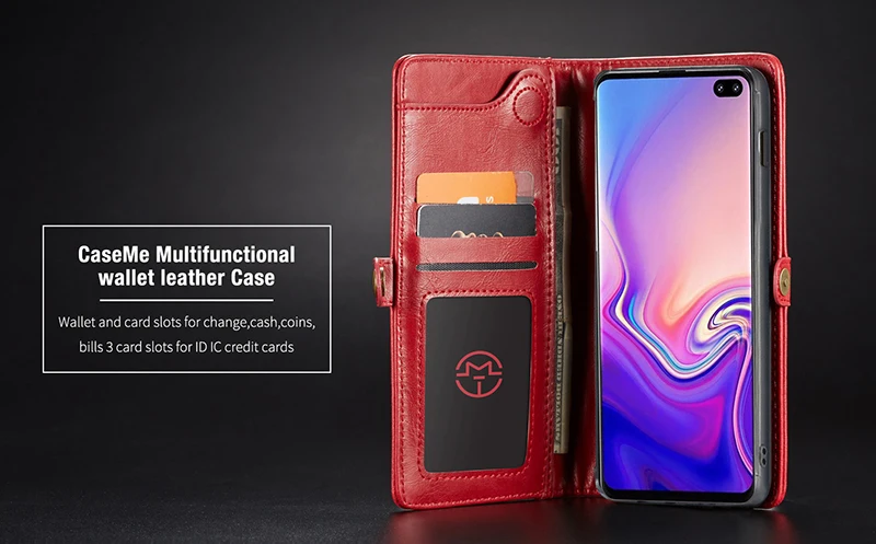Чехол-кошелек для Samsung Note 8 9 10 S8 S9 S10 Plus E флип съемный кожаный чехол-держатель для карт чехол для телефона Note10 Note10+ сумка