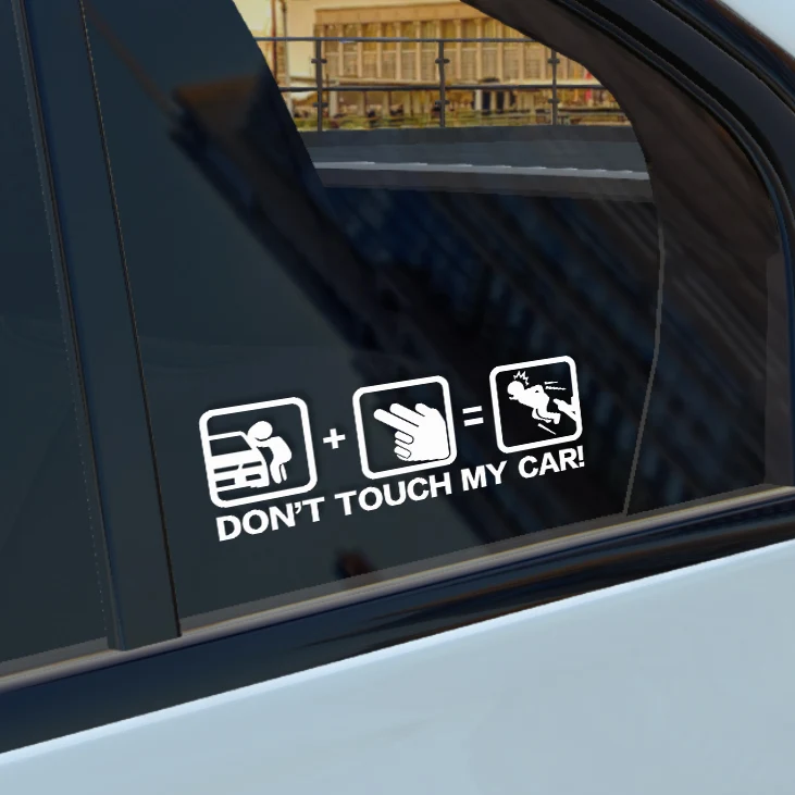 Украшение автомобиля стикер стекло текст не трогать мой автомобиль