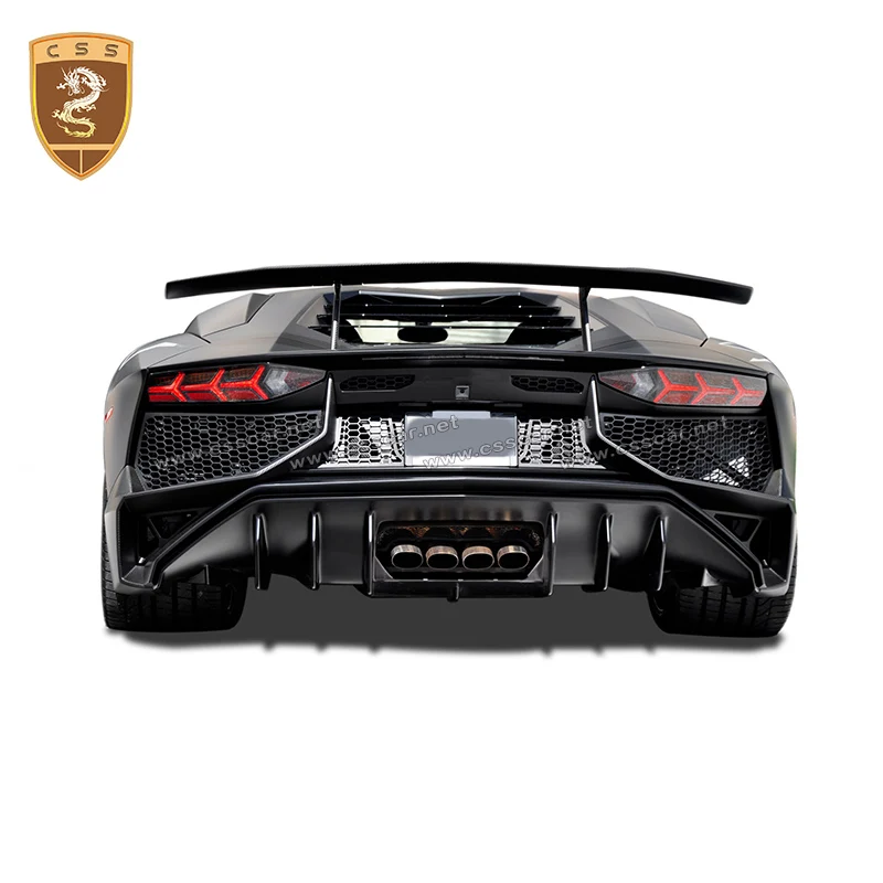 

Real carbon fiber FRP rear spoiler wing for Lamborghini LP700 LP720 changes LP750