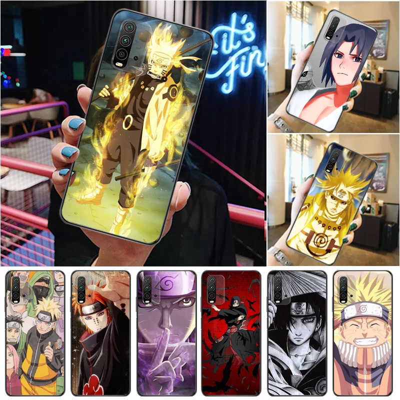 

Cool Japanese Anime Hatake Shippu Color Painting Phone Case For Xiaomi Redmi 9 9T 9A Pro Carcasa Back Cover Cases