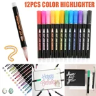 12 маркеров, набор для нанесения краски, для окрашивания камней, гальки, водостойкая акриловая ручка на водной основе 2021