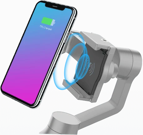 Moza Mini-MI 3-Axis смартфон Беспроводной зарядки шарнирный стабилизатор для камеры GoPro, несколько предметов обнаружения, начальном этапе режим, таймлапс