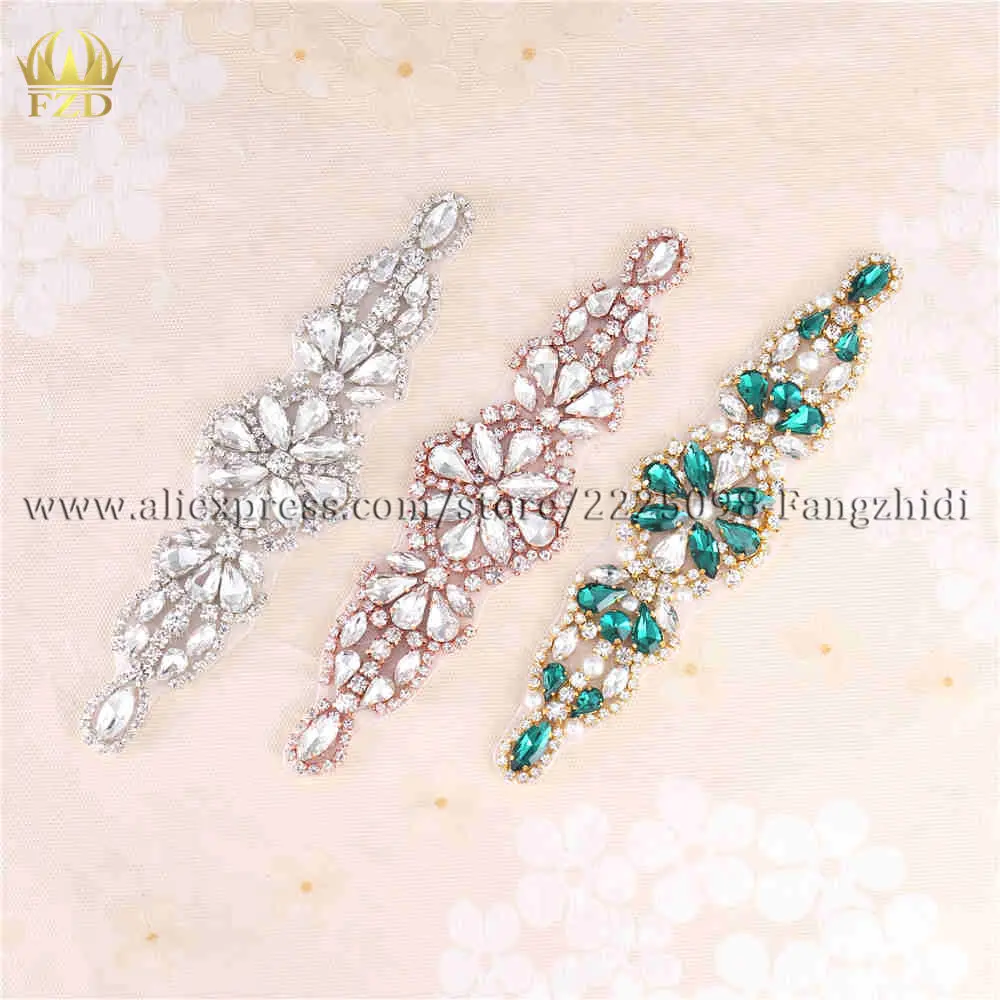 FZD 1 шт. нашивки со стразами Пришивные кристаллы камни и швейные Стразы для