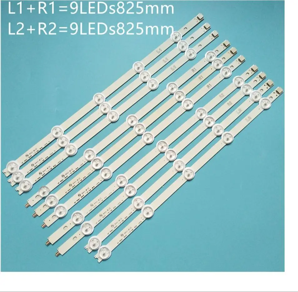 

10 Lamps 820mm LED Backlight Strip Kit For LG 42LA6130 42LA6134 42LA6136 42 inchs TV Array LED Strips Backlight Bars Light Bands