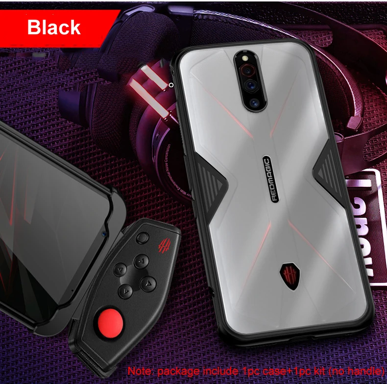 for nubia red magic 5g phone 6 65 inch case accessories soft anti knock silicon pc breathable transparent gaming cover funda free global shipping