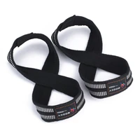 8 weight lifting straps deadlift wrist strap for pull ups horizontal bar powerlifting gym fitness bodybuilding equipment