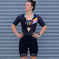 catfish women bike sport set cycling jersey speedsuit clothes triathlon trisuit ciclismo mountain road bicycle running skinsuit