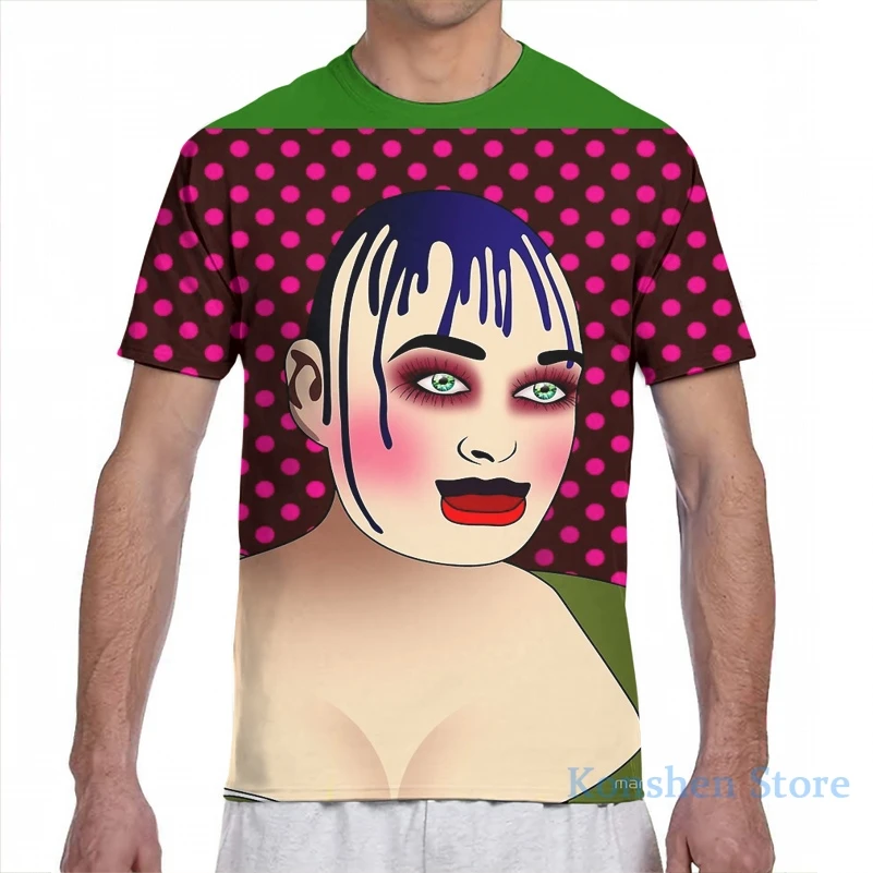 Футболка leigh bowery с принтом для мужчин и женщин модный топ коротким рукавом