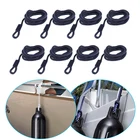 Линия крыла для лодки, 8 шт., толщина 0,24 дюйма, 5 футов, двойная оплетка, линия швартования для яхты, аксессуары для лодки, морской