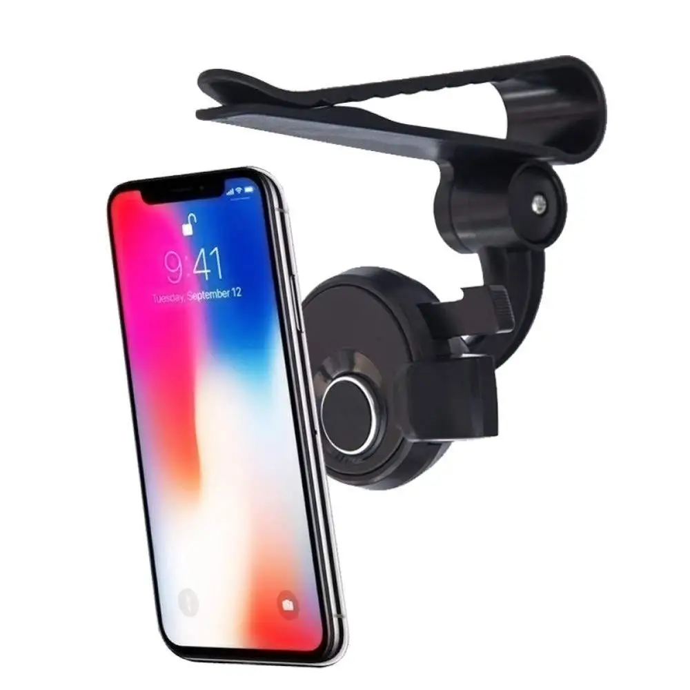 XMXCZK Car Sun Visor Mount Holder Smartphone Phone for Iphone Samsung HTC Xiaomi GPS 360 Rotating Universal|car phone holder|phone holdermount holder