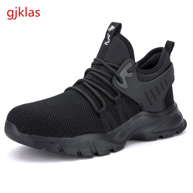 

Steel Toe Safety Shoes Work Men Anti Piercing Lightweight Breathable Working Sneakers Indestructible Safty Shoes Man Boots