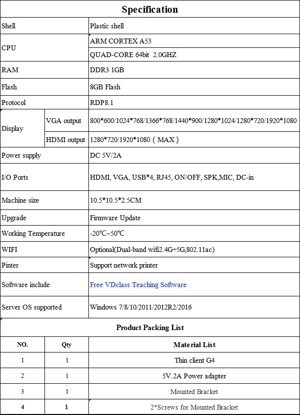 Последние Горячие Тонкий клиент G4 quad-core 2,0 ГГц, встроенный ram1gb. флеш-память 8 gb, rdp 8,1 поддержка протокола windows 7/10/2012 r2/