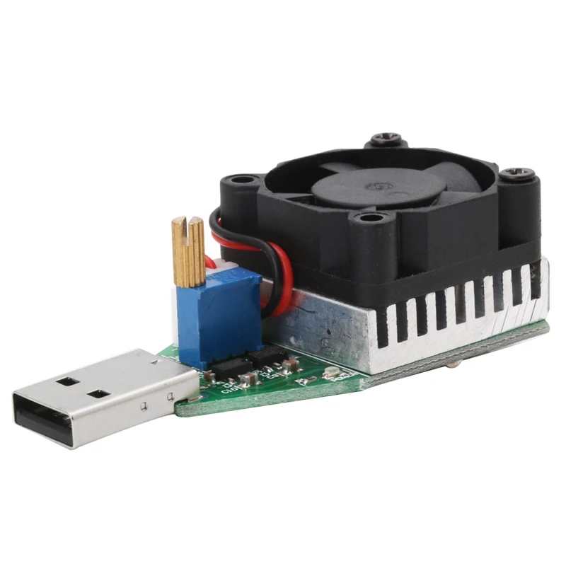 Регулируемый разрядник электронной нагрузки постоянного тока 3 7 ~ 13 в USB 15 Вт |