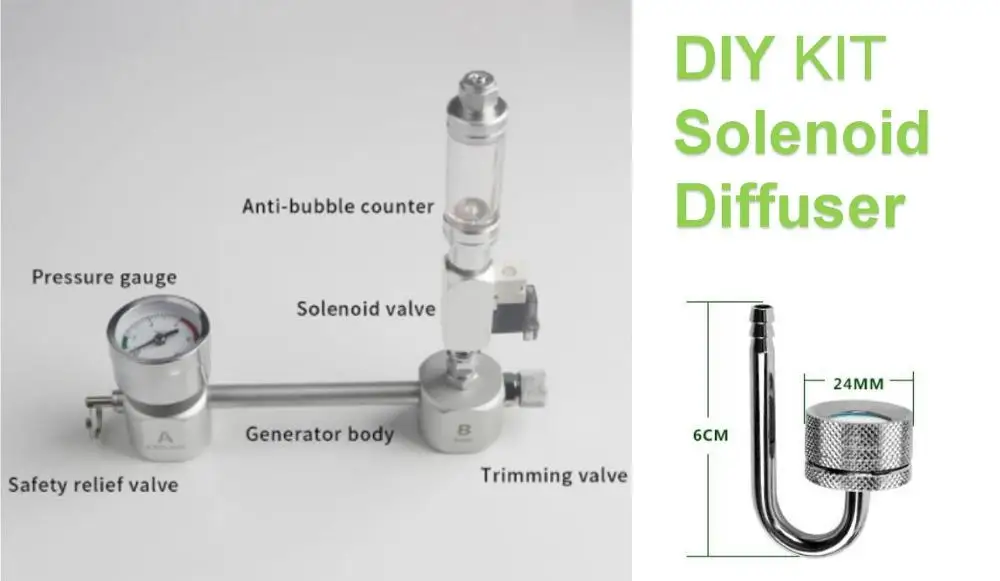 Набор для сборки аквариума профессиональная система генератора CO2 счетчик
