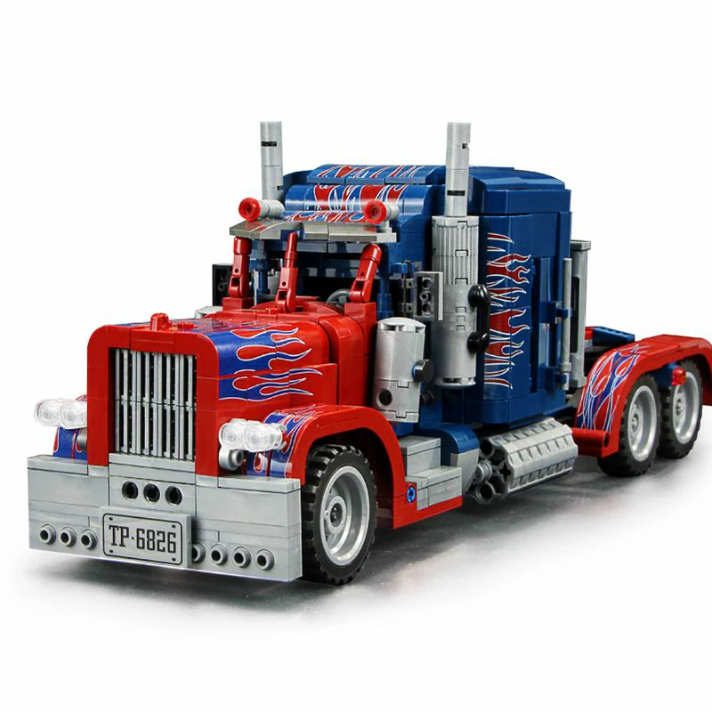 Креативные идеи строительные блоки 389 грузовиков оптимизированные Prime с