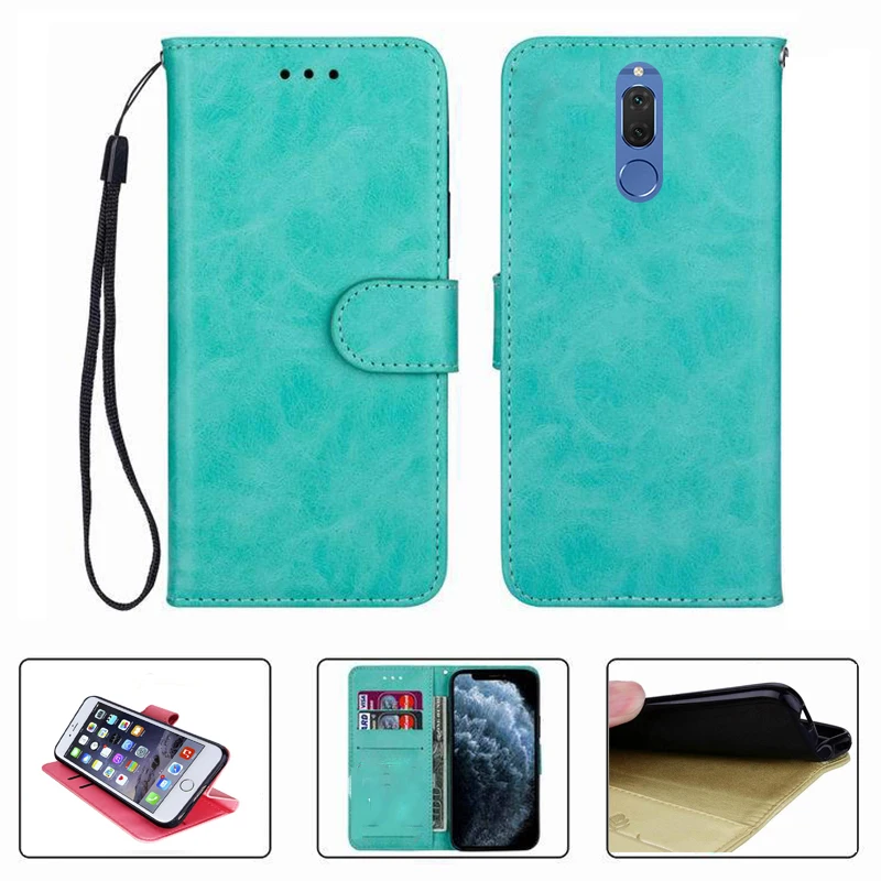 For Huawei Mate 10 Lite RNE-L21 RNE-L22 RNE-L01 Wallet Case High Quality Flip Leather Phone Shell  Protective Cover Funda