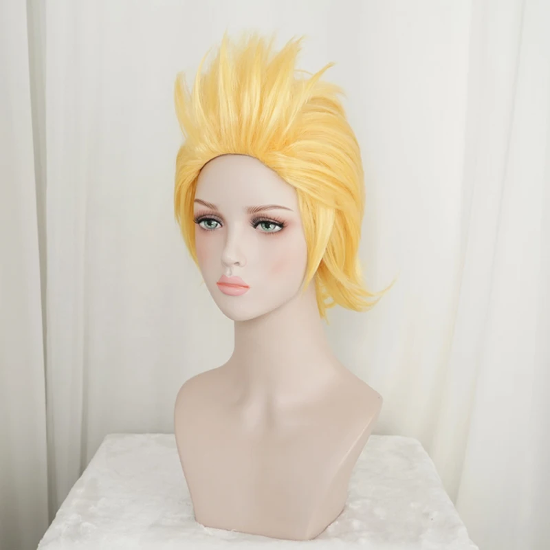 С героями из мультфильма Мой герой Mirio Toogata миллионов Косплэй парик Boku без большой