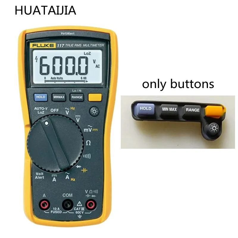 Botones Fluke117 usados para Fluke 117, botones Fluke 117 teclas-0