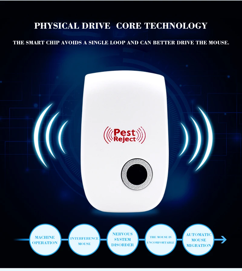 Новинка Отпугиватель комаров электронный отпугиватель ультразвуковой