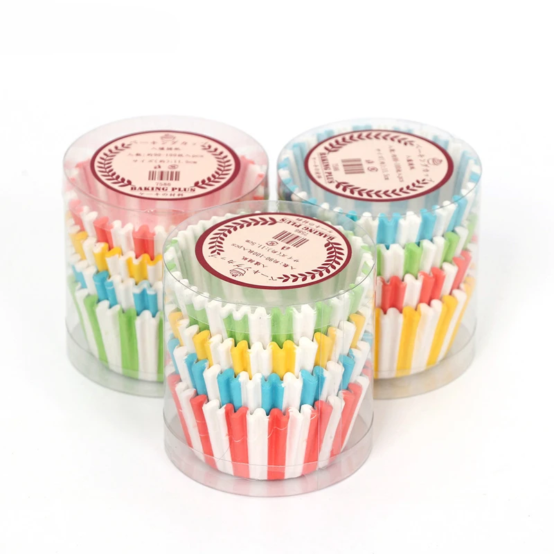 

100pcs cupcake liners baking mold cake base paper cups stencil pastry tools para pastel accessories molds supplies mini moldes