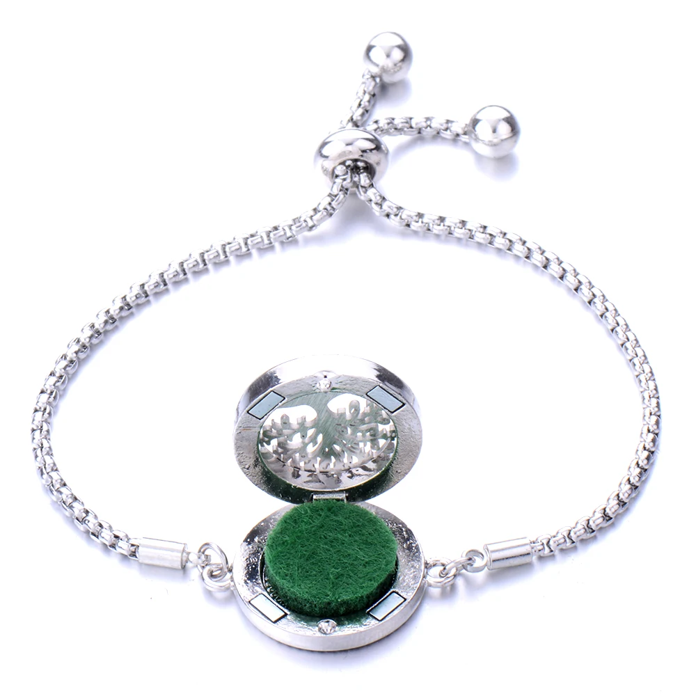 Ароматерапия из нержавеющей стали браслет ювелирные изделия с диффузором