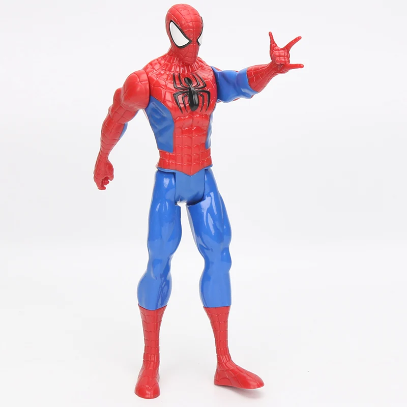 1" 30 см Marvel Мстители черный костюм Человек-паук фигурка игрушка Человек-паук Коллекционная модель игрушки Железный человек Тор