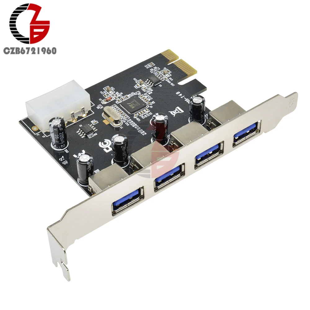 4 порта USB 3 0 PCIE карты ПК компьютерный контроллер концентратор PCIe адаптер |