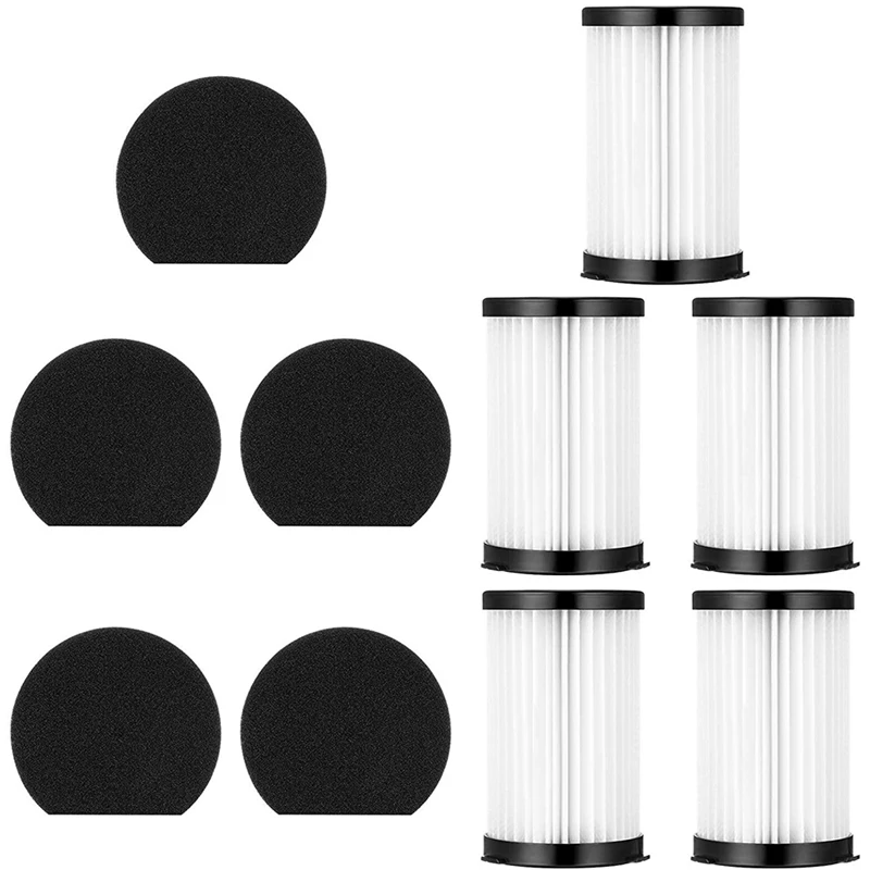 

5 PCS Filter for MooSoo D600 D601 Corded Vacuum Cleaner Filter HEPA Elements