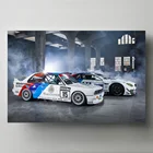 Современная Настенная Картина на холсте Supercars B M W тюнинг M6 E30 картина с гоночным автомобилем плакаты и принты для декора гостиной