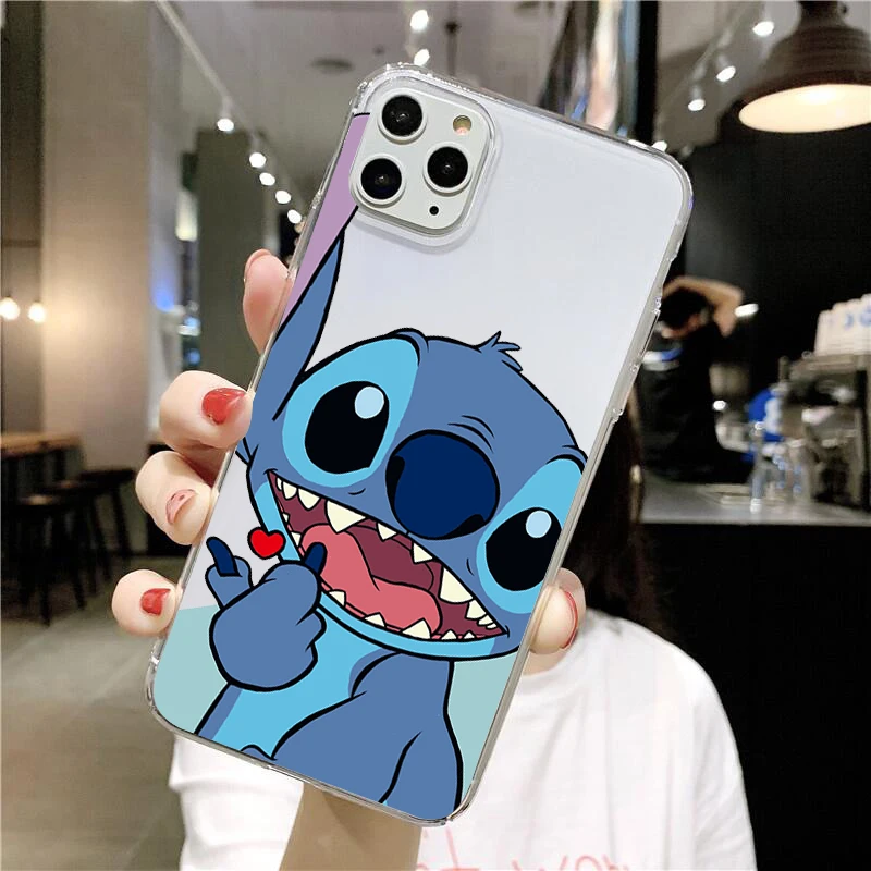 Чехол для телефона iPhone 11 Stitch Than heart чехол Pro XS MAX XR X 6s 6 7 8 Plus прозрачный мягкий из ТПУ