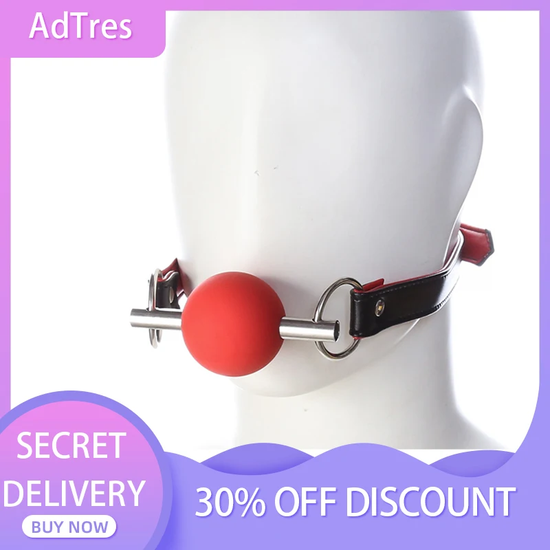 

Silicone Mouth Plug Nylon Band Balls Gag for Couple Sex Toys BDSM Flirting Mouth Ball Adult Alternative Toys Exotic Accessories