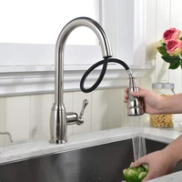 lohner basin faucets kitchen sink rotated 2 functions hot and cold water quick connect pull copper faucet robinet salle de bain