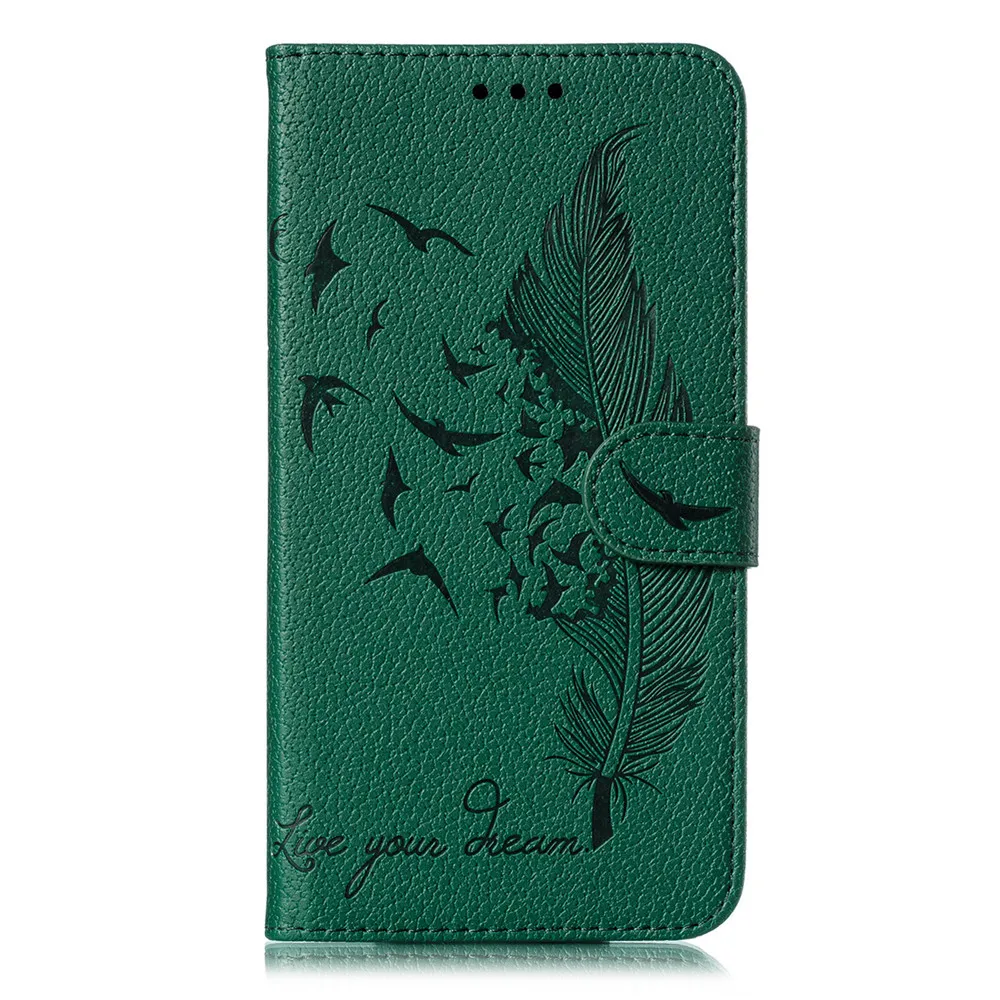 Роскошный чехол с перьями для Samsung Galaxy S20 FE 5G S9 Plus S10 Lite S10E кожаный чехол-книжка Note 20