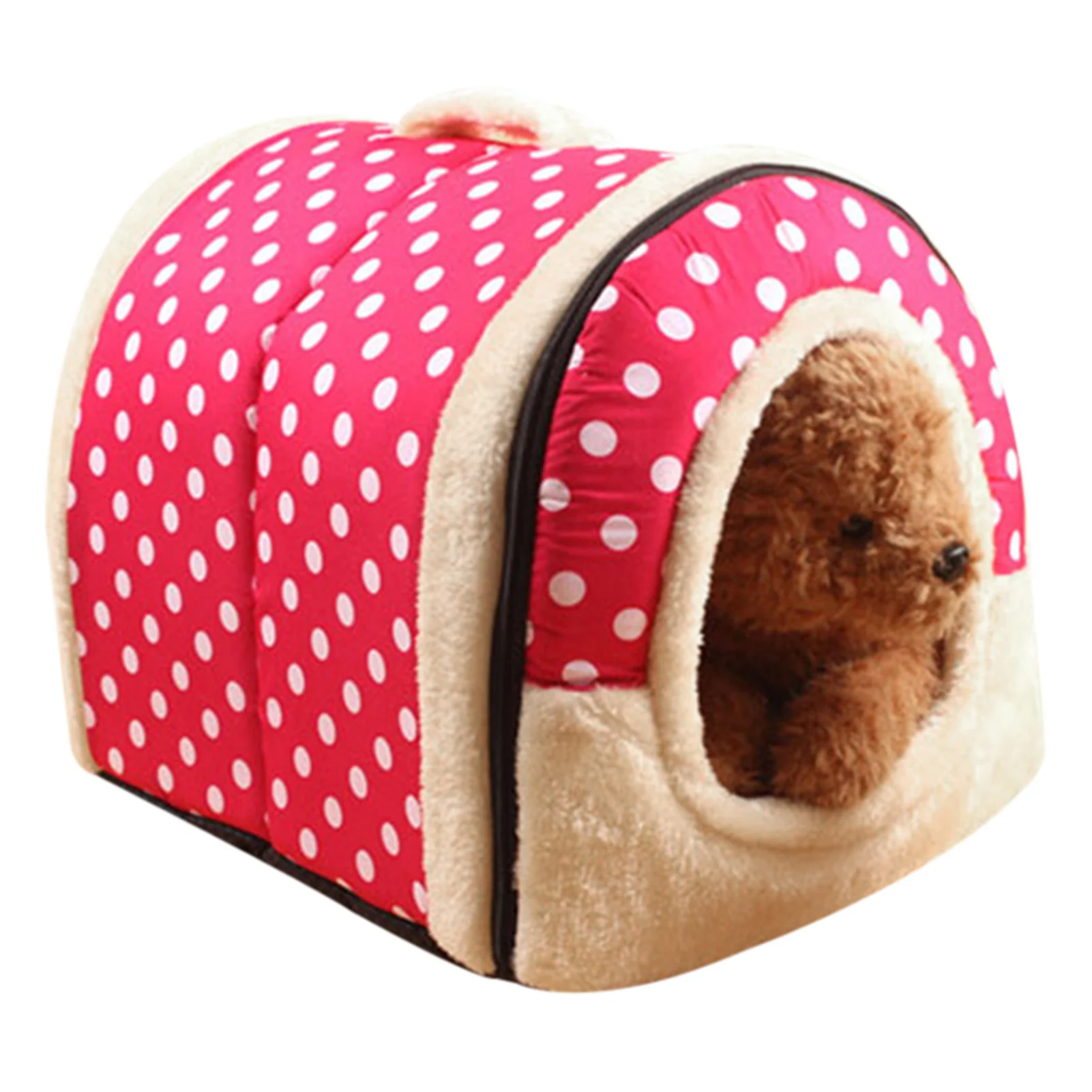 

Pet Supplies Dual Purpose Pet House Bed Kennel Cat Mongolian Yurt Dog Cushion Folding Cat House P7Ding