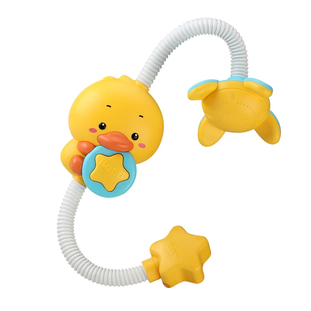 

1Pc Baby Duck Bathing Automatic Shower Electric Shower Sprinkler (Yellow)