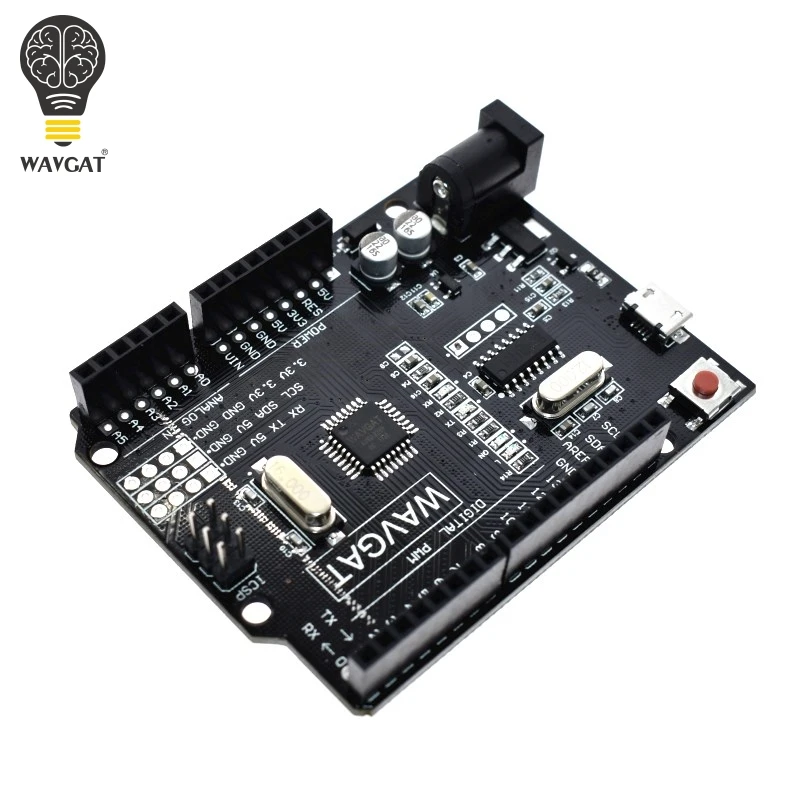 WAVGAT для Arduino UNO R3 макетная плата высокое качество CH340G ATMEGA328P 16 МГц AU|Интегральные