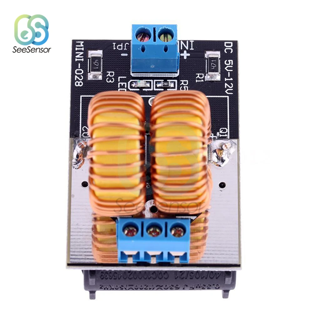 Индукционная нагревательная мини панель ZVS постоянный ток 5 12 В 120 Вт Нагреватель