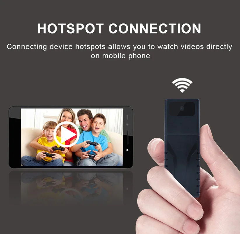 

1080P HD WiFi IP Mini Camera DIY Portable P2P Wireless Micro Webcam Camcorder Video Recorder Support Remote View TF Card