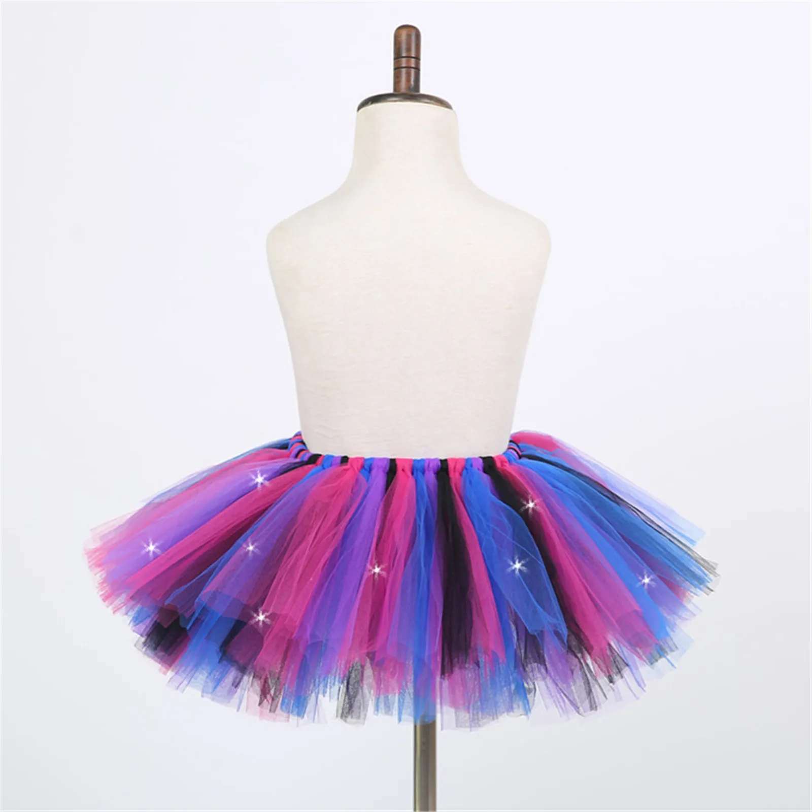 

Womail Womens Fashion High Quality Pleated Gauze Colours Short Mini Skirt Hippy Cosplay Patchwork Tutu Dancing Skirt Mujer Falda