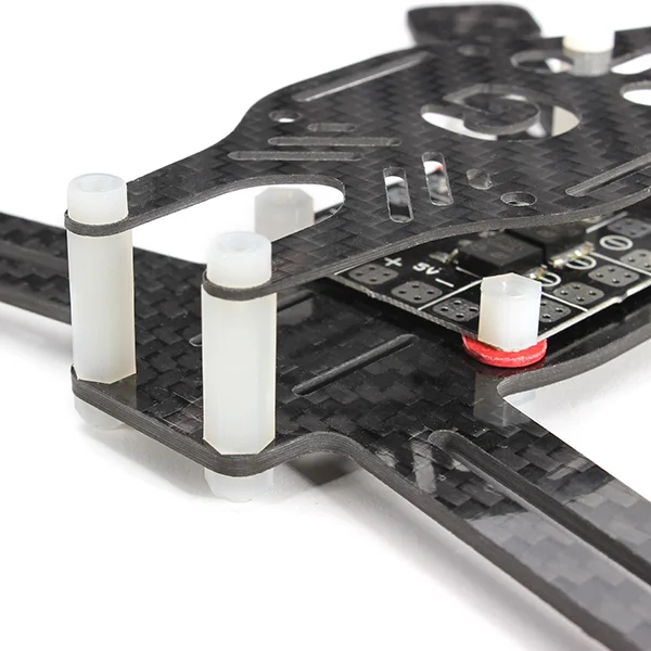 Diatone Grasshopper 160 G160 карбоновая интегрированная Гоночная Рама Комплект Радиоуправляемый Дрон с BEC распределительная плата питания
