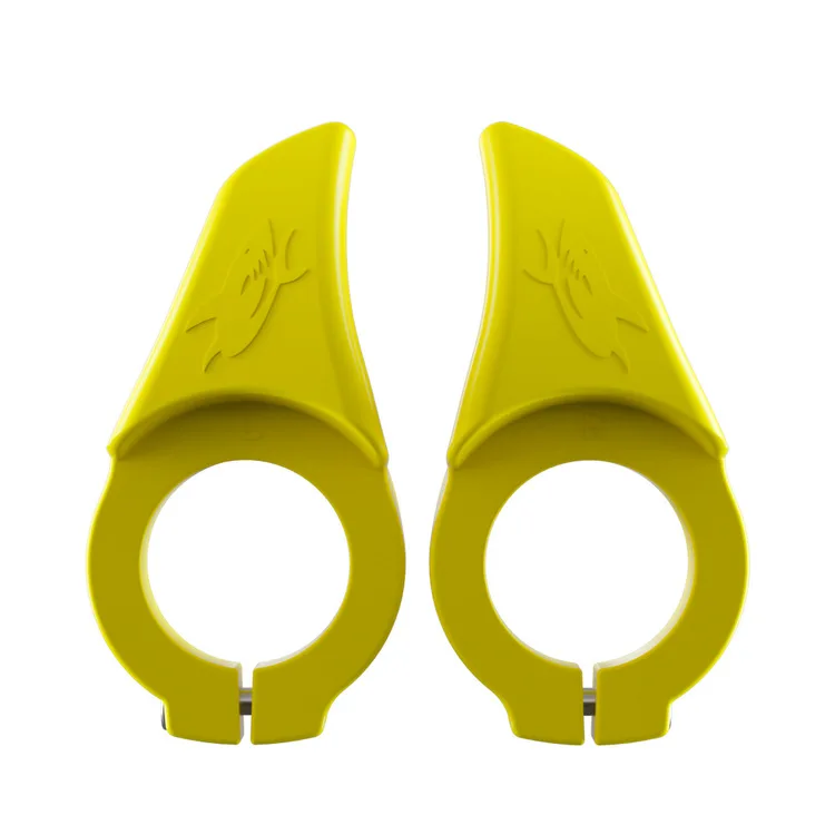 yellow MEROCA, горный велосипед, универсальный, с фиксированной передачей, руль для велосипеда, с захватом, для большого пальца, аксессуары, оборудование - Цвет: yellow