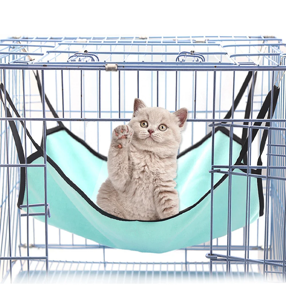 Летняя кровать-гамак для кошек Флисовое одеяло сна мягкий и удобный коврик щенка