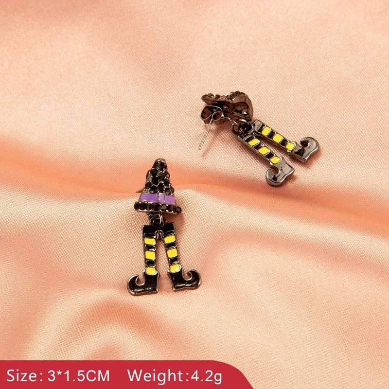 

Female Popular Halloween Earring Horror Funny Personality Pendant Unique Design Earrings Temperament Jewelry Party Gift
