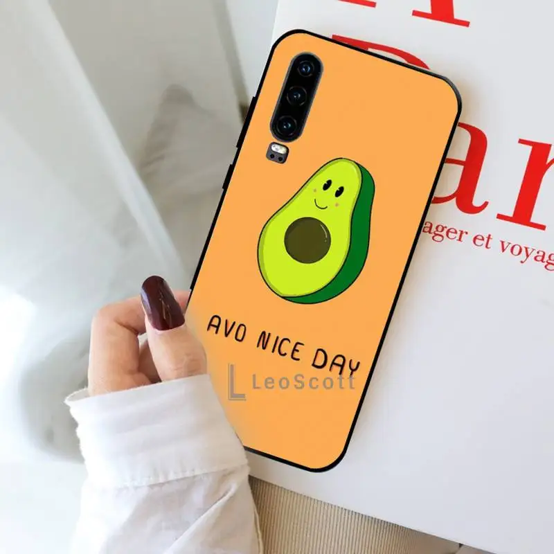 

Cute Avocado Funny Phone Case For Huawei Y5 Y6 II Y7 Y9 PRIME 2018 2019 NOVA3E P20 PRO P10 Honor 10