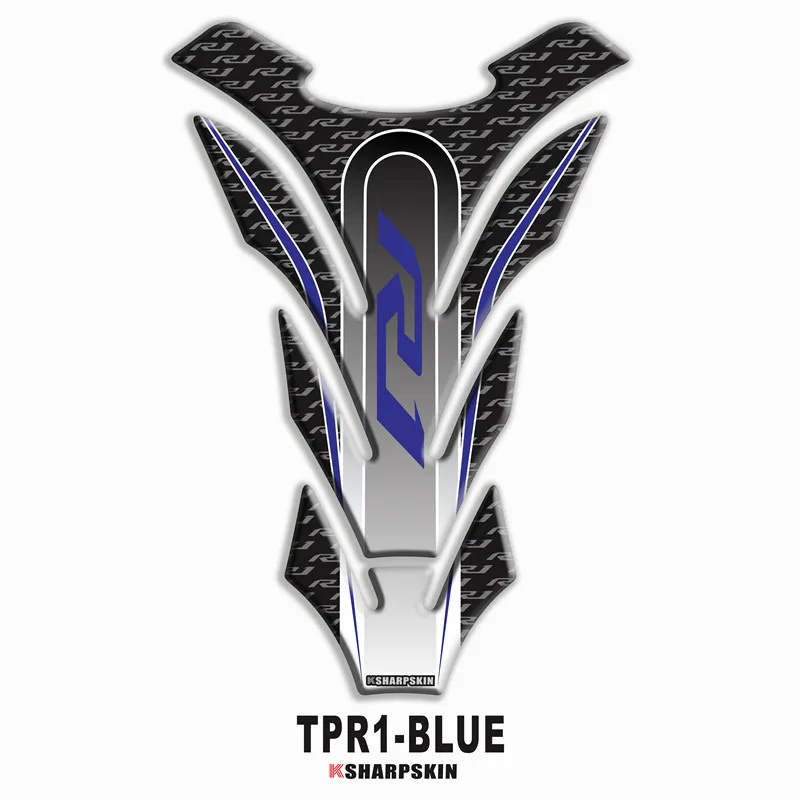 

Motorcycle 3D Oil Gas Fuel Filler Tank Pad stickers Waterproof and scratch resistant Protective decoration decals For YAMAHA R1