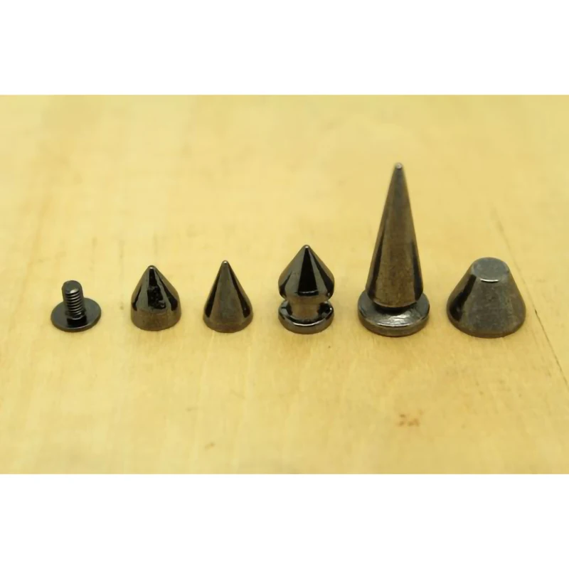 Металлические шипы для пистолета 8-25 мм заклепки одежды с винтами сумки шляпы