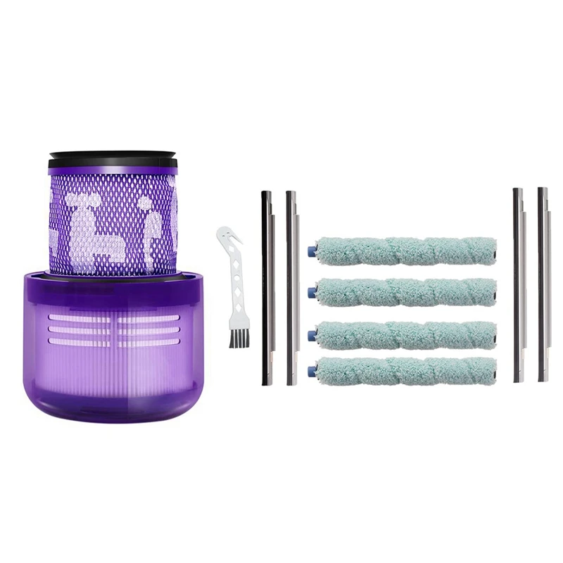 

2 комплекта аксессуаров для пылесоса: 1 набор деталей для большого фильтра и 1 Набор для мытья пола Роботизированный пылесос основная Щетка с...