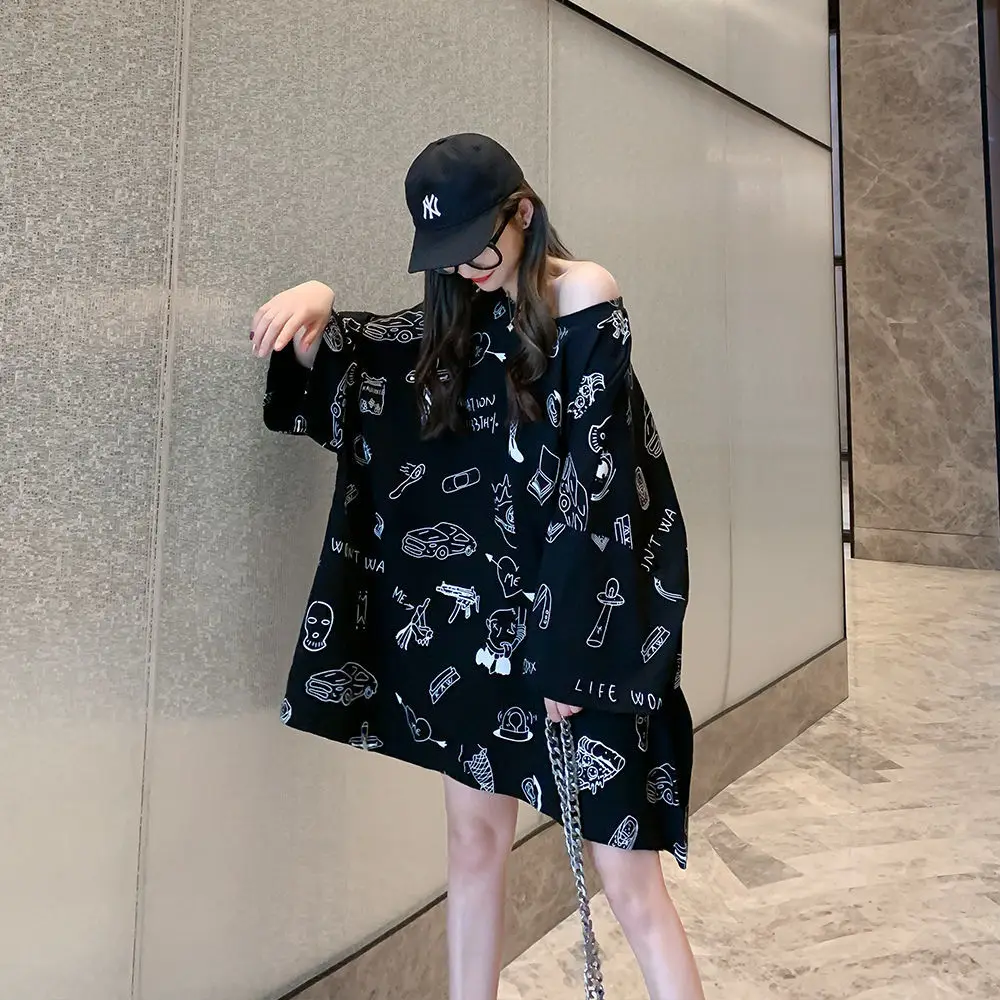 

Lazy wind jacket extra large size women's loose fat 2021 large half sleeve shirt women's summer long