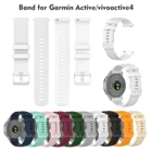 Ремешок спортивный для Garmin Vivoactive 4 и Samsung Galaxy Watch 46 ммGear S3 и Fossil Gen 5, мягкий белый браслет для наручных часов, 22 мм